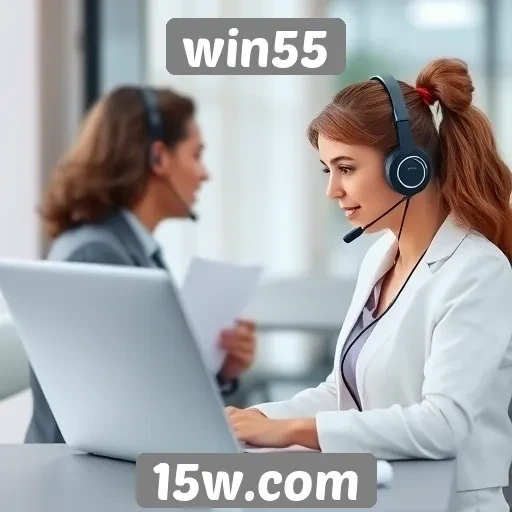 reportagem sobre o suporte ao cliente do win55