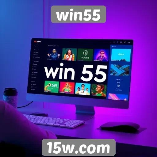 Navegação intuitiva como diferencial do win55