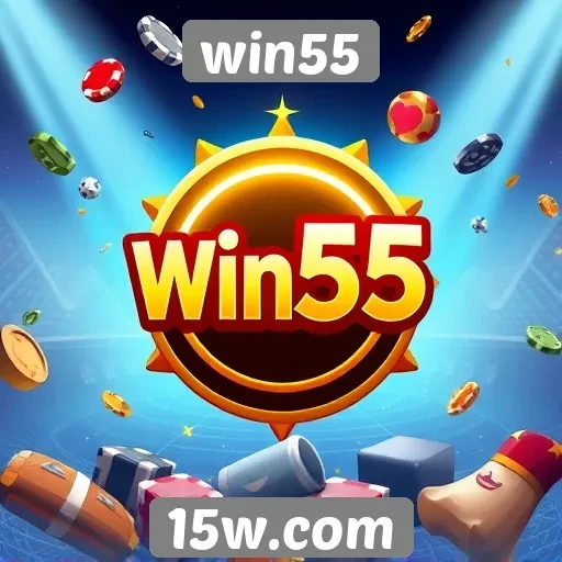 variedade de jogos disponíveis no win55