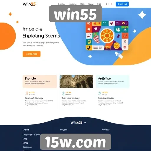 Análise da interface do site win55 para usuários