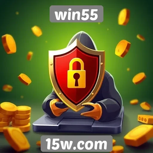 sistema de segurança do site win55 é destacado